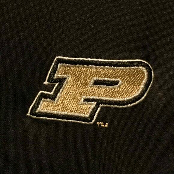 Men's Size L PURDUE Polo Golf Shirt PRO EDGE by KNIGHTS APPAREL Embroidered - Picture 6 of 8